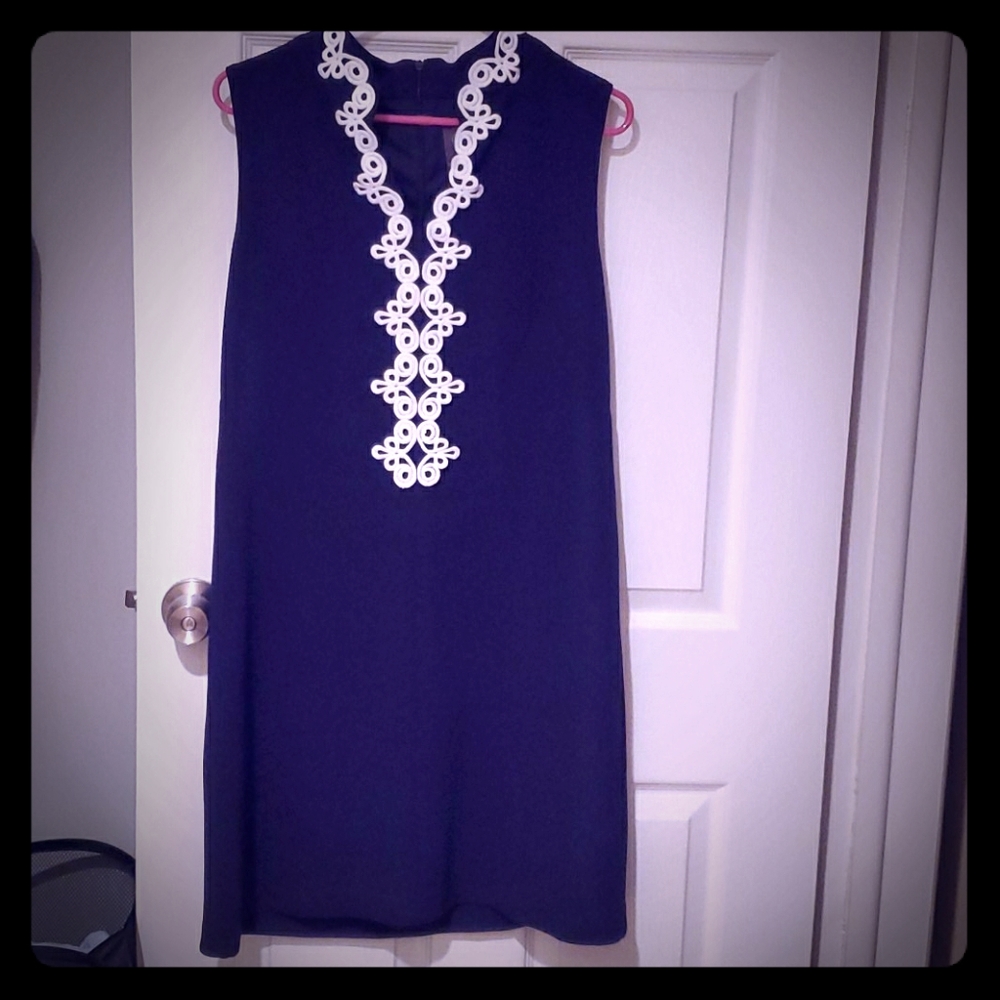 Nautical Themed Navy Dress